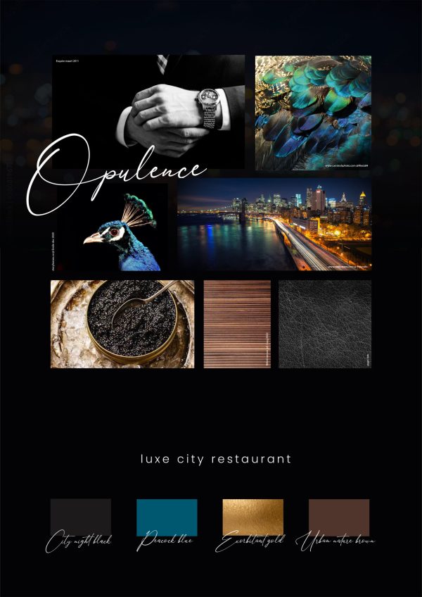 Moodboard restaurant